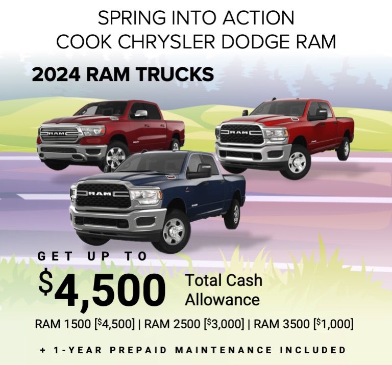 2024 RAM 1500, 2500 & 3500